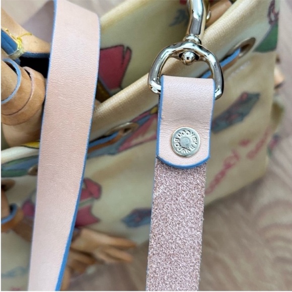 Dooney & Bourke Multicolor Printed Satchel - Picture 3 of 6